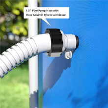 Mangueras para Bomba de Piscina de 1,5" con Kit de Conector Tipo Adaptador B para Piscinas Elevadas y Sistemas de Agua Salada para y para