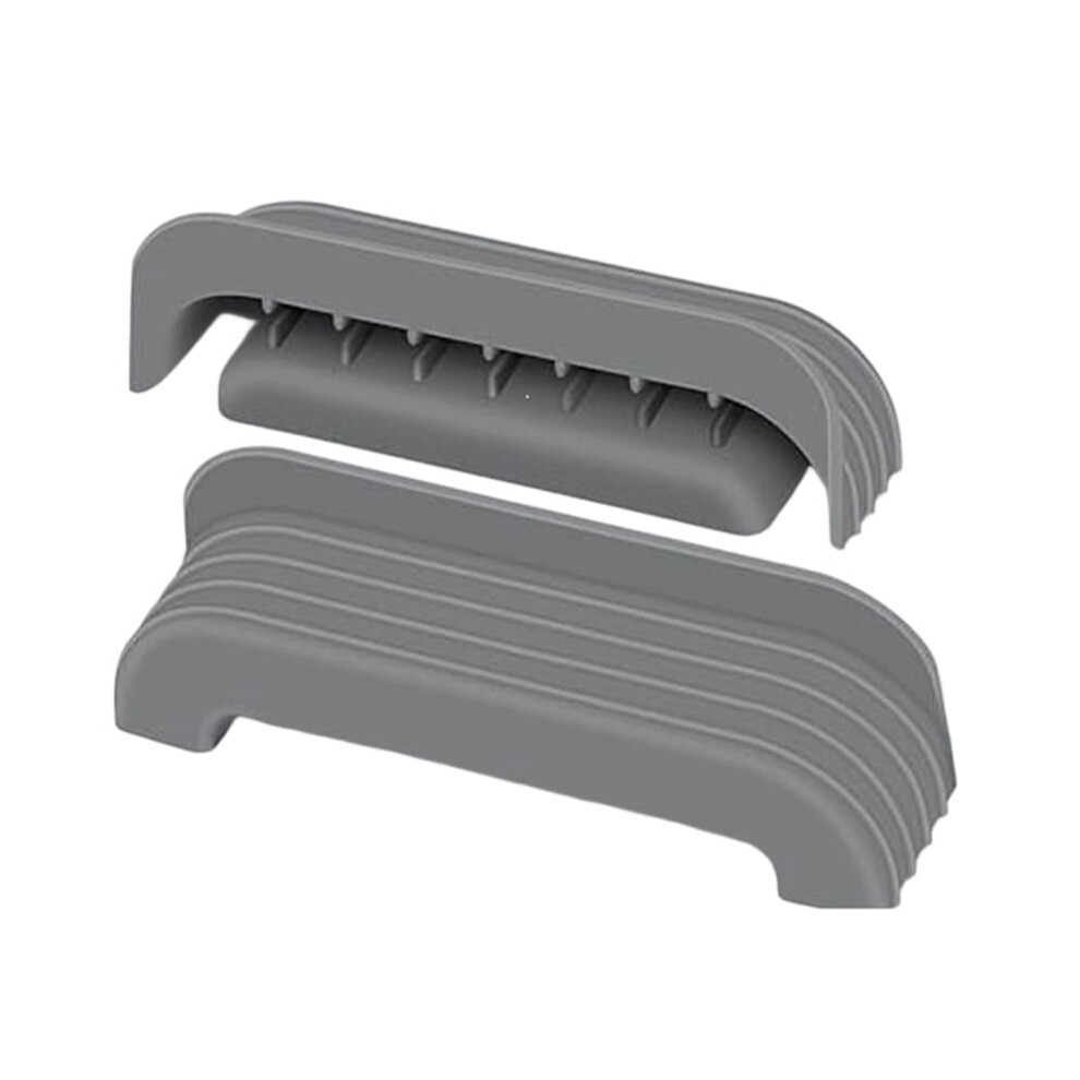 Saudism 2-Pack Silicone Handle Covers For Glass Air Fryer, Heat-Resistant Grip For 2.5/4/6 Qt Models