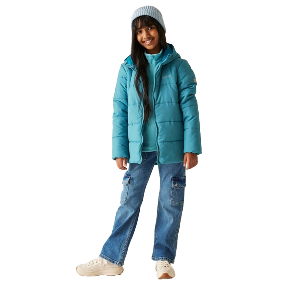 Regatta (9-10 Years, Olive Night) Childrens/Kids Halkner Padded Jacket Multicoloured