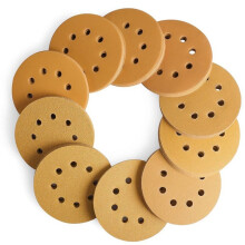 Set di 50 Dischi per Levigatura per Levigatrice Orbitale Casuale, Grane Assortite per Legno e Metallo Stile 320