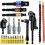 105 Right-Angle Screwdriver Attachment Set-Angle Drill Attachment & Right-Angle Adapter for Cordless Screwdrivers 1