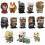 (Χρυσό) Buildmoc Φιγούρες Space Wars Vader-Anakined Βασίλισσα Jar Binksed Στρατηγός-Grievous Δομικά 2