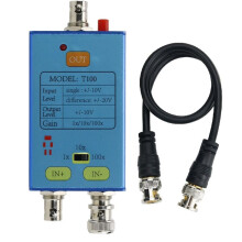 T100 Differential Probe 1X/10X/100X Oscilloscope Probe 10M Bandwidth to Amplify Weak Signals