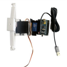 Drukowany w 3D Siłownik Liniowy z Elektrycznym Popychaczem Liniowym O Skoku 9 cm, Przeznaczony do Serwomechanizmu MG996R