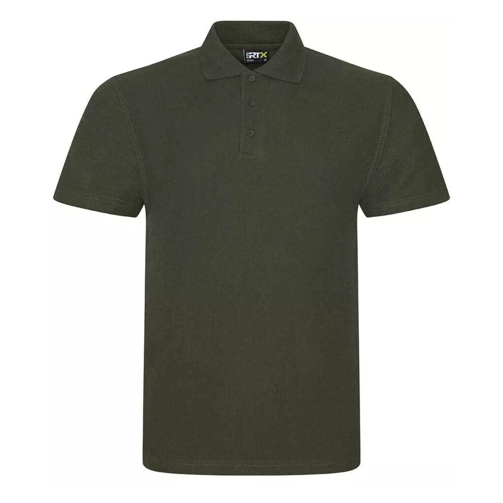 Pro Rtx (3Xl, Khaki) Unisex Adult Pique Polo Shirt Multicoloured