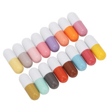 Mini-Lippenstift-Set, 16 Farben, Wasserfest, Matt