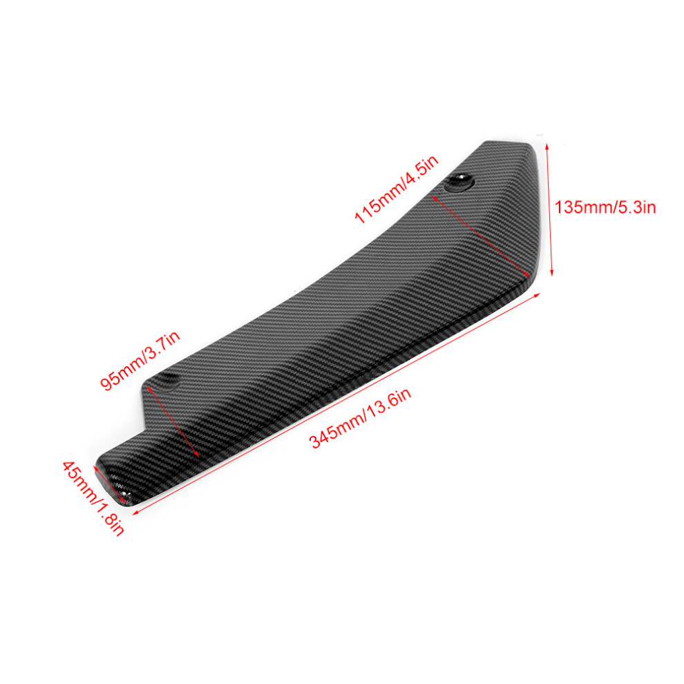 Carbon Fibre Rear Bumper Spoiler Lip 7293282779273