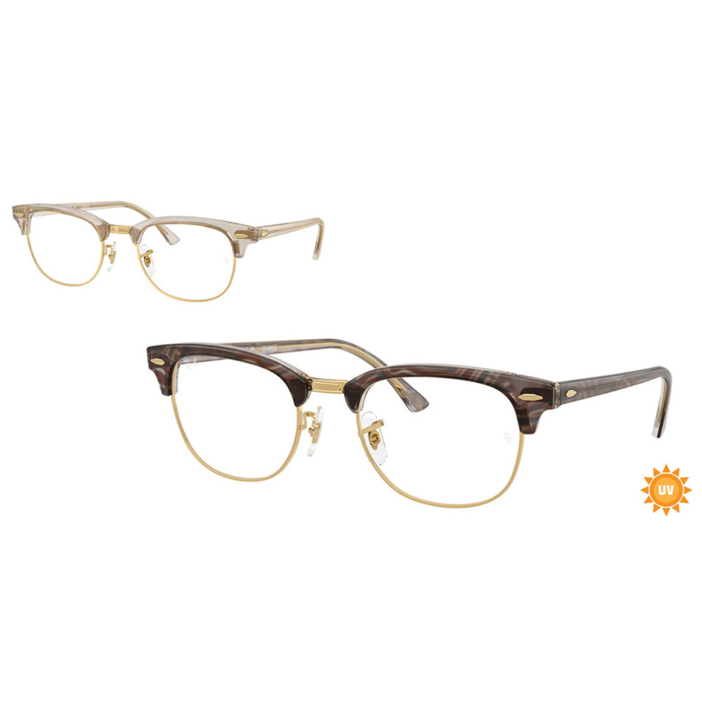 Ray-Ban Clubmaster RX5154, Photo Waves Grey Glasses, Mojo Glasses - Image 4