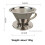 Stainless Steel Coffee Dripper Handle Coffee Filter with Base Paperless Filter Coffee Filter Tea Filter 10