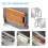 Stainless Steel Kitchen Sink Sponge Rack Self Adhesive Drain Storage Holder 3