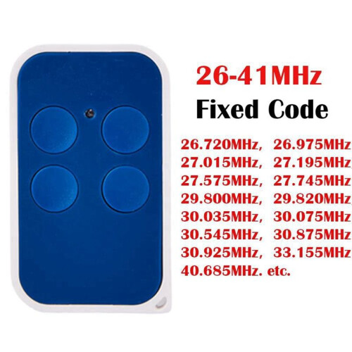 Low Frequency 27-40mhz Automatic Frequency Modulation Rolling Door, Garage Door Remote Control Access Control Opener 2