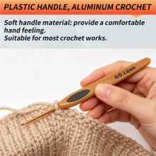 8 StüCke Handgemachte HäKel Nadel Set Stiche NäH Werkzeug Home Strick Nadeln Aluminium Legierung DIY Tragbar