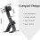 Shockproof Drum Mic Clip 4Pcs, Adjustable Drum Mic Kit & Microphone Holder for Mic Stand, Universal Microphone Clamp 8