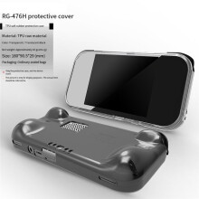 Para Anbernic RG476H Funda de TPU Anticaída Impermeable para Controlador de Juegos, Cubierta Protectora para Mango, Accesorios de Juego, Carcasa B