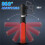 Rechargeable LED Flashlight Magnetic Light, Portable Work Light Trouble Lights Lamp for Mechanics, Compact Reliable 10