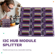 I2C Hub Module Splitter 8-Way I2C Bus Expansion Board,IIC Interface Signal Distributor,Hub Electronic Building Block