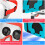DEVASO 3D VR Glasses Secure Slot Design Virtual Reality Headset Precise Facial Contouring for   OLED(B) 7