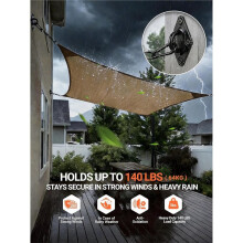 Sun Shade Sail Hardware:Sunshade Hardware for Rectangle Triangle Shade Sail,for Sun Shades Outdoor Patio Garden