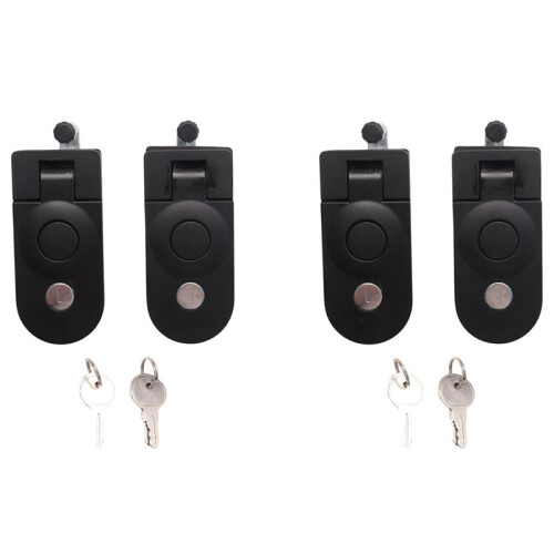 4X Compression Latches, Metal Flush Mount Trigger , Adjustable Lever Replacement Compression for Trailers