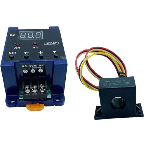 Digital Ammeter Digital Display Ammeter Current Sensing with Overload SZD07 DC8-35V Digital Display Ammeter 2