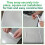 100Pack Screen Frame Corner Replacement 5/16 in X 3/4 in for Window/Door Screen Corners for Sliding/Casement Window 5
