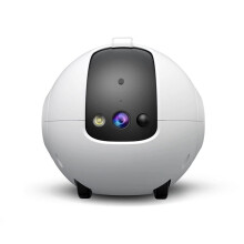4-MP-Mobile-Roboterkamera, Intelligent, Batteriebetrieben, Kabellos, App-Steuerung für Haustiere/Senioren/Babys