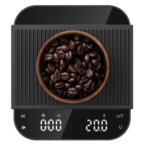AS94-Coffee Scale , 0.1G Precise Graduation, Portable Pocket Scale Multi-Function Timing Kitchen Scale