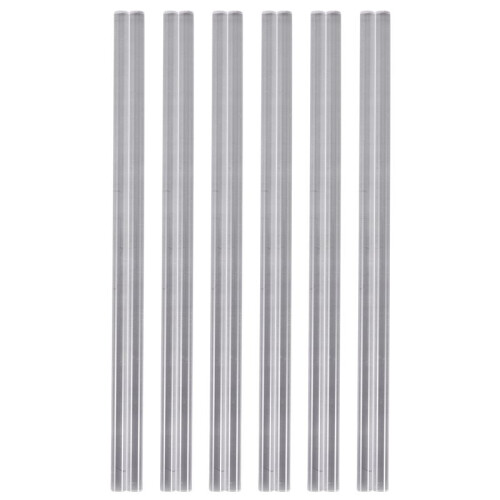 12 Peças 10Mm Transparente Redondo Perspex Barra Acrílica PMMA Haste Extrudada 12 Polegadas Comprimento