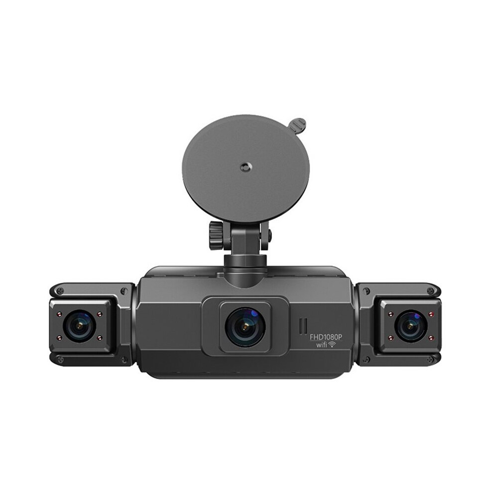 4-Channel Dash Cam View Wifi Inside Car Camera With Night Vision Loop Recording Parking Monitor, 1080P+480P+480P+480P 6032697253340