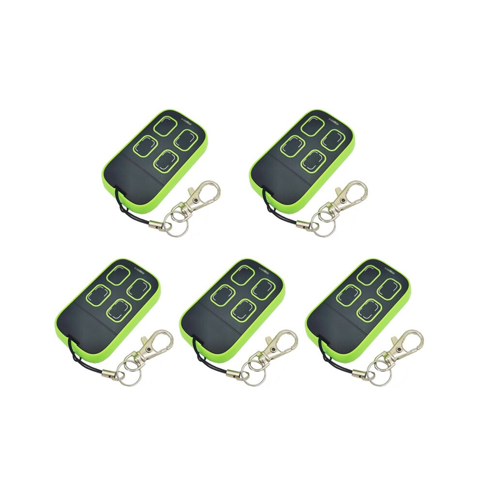 5Psc 280-868Mhz Garage Door Remote Control For Kingates Came Top432na Top432ee Top432ev Garage Door Opener B Green 4713105166316