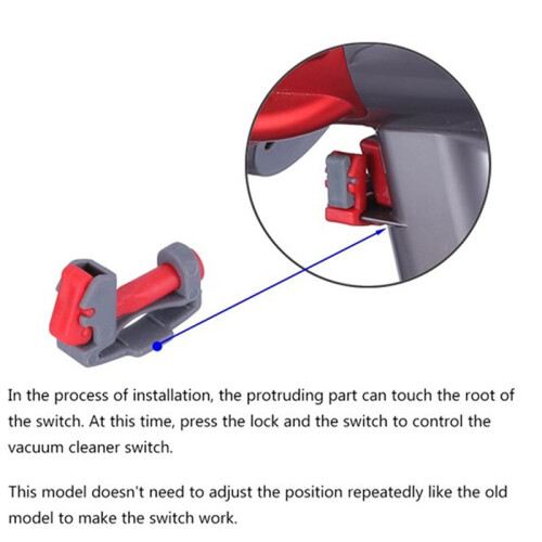 Trigger  Button for  V10 V11 Vacuum Cleaner Replacement Power  Failure Repair Fix Tool Parts 2