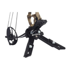 Figure-Eight Bow Stand, Composite Bow Bracket, Outdoor Archery Dual-Purpose Bow Floor Stand, Bow and Arrow Storage Rack
