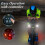 2Pcs  Bike Light with Remote Controller Sync Front & Rear LED Light Set,Rechargeable Bicycle Light for Night Riding 1