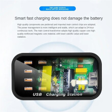 100W 20A 20-Port USB Charging Station Charge HUB Charger Stand Desktop Chargers for // EU Plug