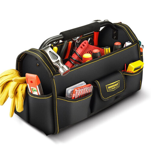 WINHUNT Electrician Tool Bag: Durable Oxford Cloth, Multi-Functional for Maintenance & Carpentry 2