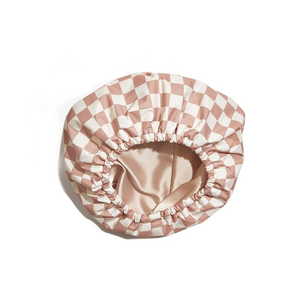 Luxury Shower Caps for Women Reusable Waterproof , Shower Cap for Women, Non-Slip, Dry Hair Cap for Long and Short Hair