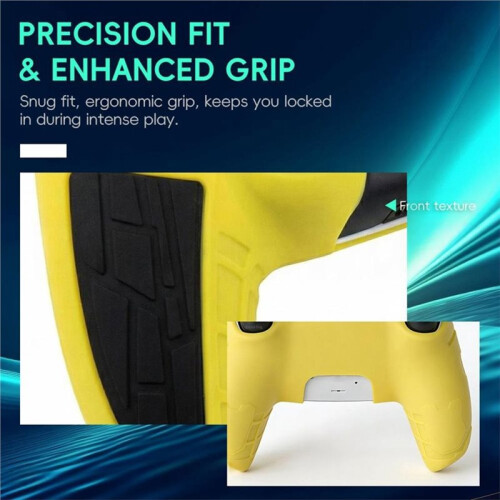 Silicone Case for PS5 DualSense Controller with Thumb Grip Caps Soft Protective Case Special Edition Series 2