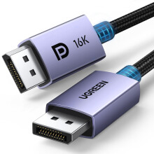 UGREEN 16K DisplayPort Cable 9.9FT DP 2.1 to DP Lead 16K@30Hz 8K@240Hz 4K@240Hz 54Gbps HDR DSC 1.2a MST FreeSync G-Sync HDCP 2.3 Display Port Cord fo