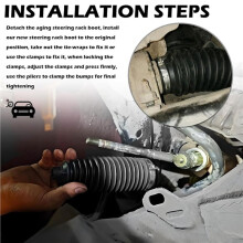 Car Inner Tie Rod Boot Kit with Boot Clamp Pliers,Car Rack and Pinion Boots Keeps Steering Parts Includes Ties/Clamps