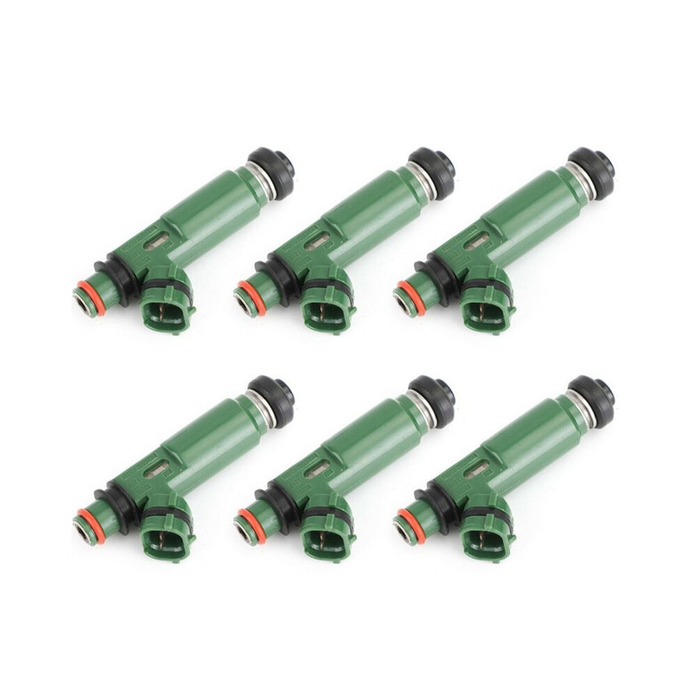 6Pcs Fuel Injectors Nozzle 23250-66010 2325066010 23209-66010 2320966010 For Land 4713534835951