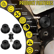 Engine Solid Motor Mounts Kit Isolator Damper 707001169 707000949 for Outlande 400 500 570 650 800 1000R