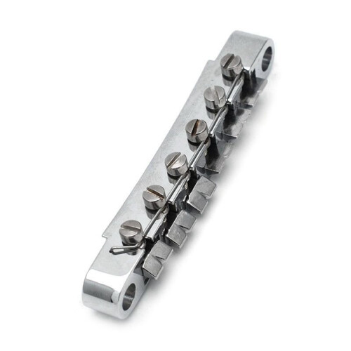 LP Electric Guitar Bridge  Pull Plate Front String Bridge Electric Guitar Front Bridge LP Bridge Silver 2