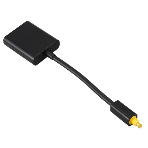 Digital SPDIF Optical Audio Splitter 2 Way Toslink Splitter Adapter 1 Input 2 Output SPDIF Optical Cable Splitter Hub 1