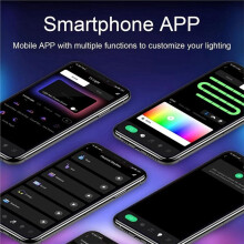 TV LED-Achtergrondverlichting RGB LED-Strip met Camerasensor, App-Bediening, Muzieksynchronisatie, RGB-Sfeerverlichting voor Gaming, 5 Meter