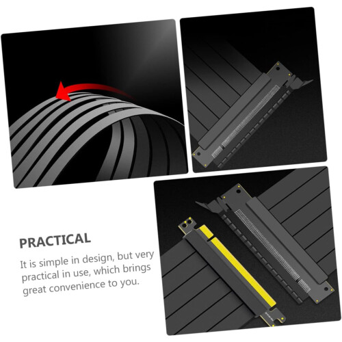 Cable extensor Argb con funda para tarjeta gráfica PCI-e 3.0 16x Riser 1