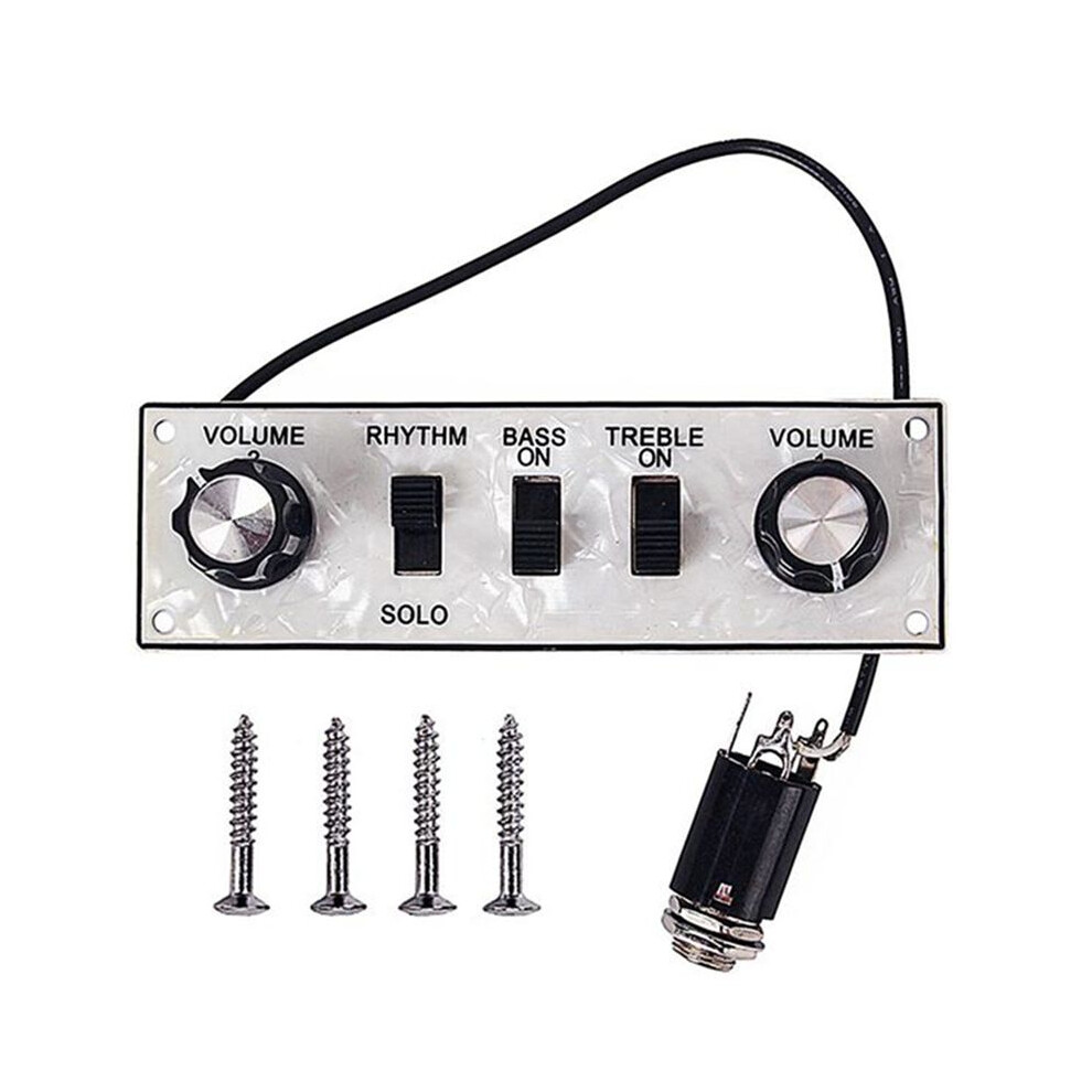 Prewired Width Control Plate Loaded Wiring Harness Guitar Circuit Board Stringed Instruments Accessories 6032603702702