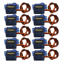10 Pezzi SG90 9G Micro-Servo per Aeroplani RC Modello di Aeroplano Ad Ala Fissa Telecontrollo Aereo Giocattolo Servomotore 450 Elicottero
