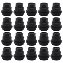 20Pcs Black Lug Nut Covers Cap for S10 Blazer & for Jimmy Sonoma 15661036