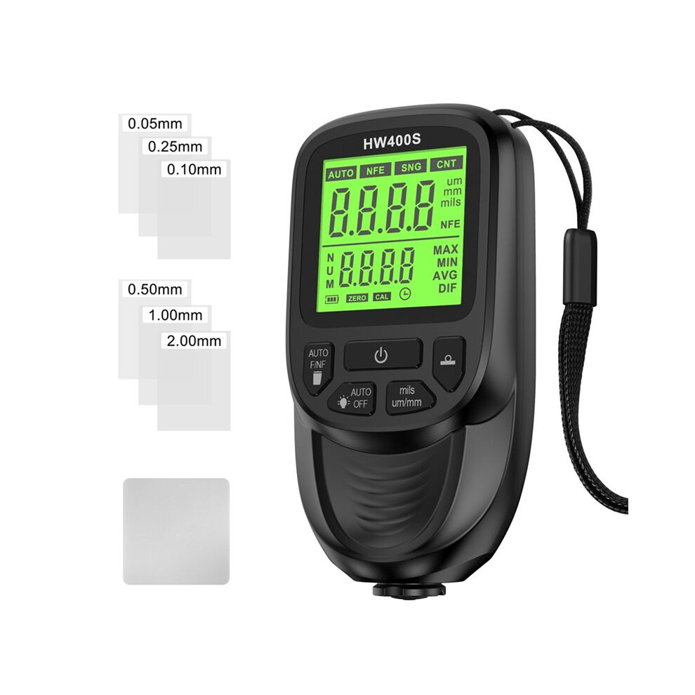 Digital Car Paint Thickness Gauge Hw400s Coating Thickness Meter Automotive Coating Measurement Device Black 4711242715985