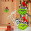 Wooden Grinch Style Welcome Sign 10